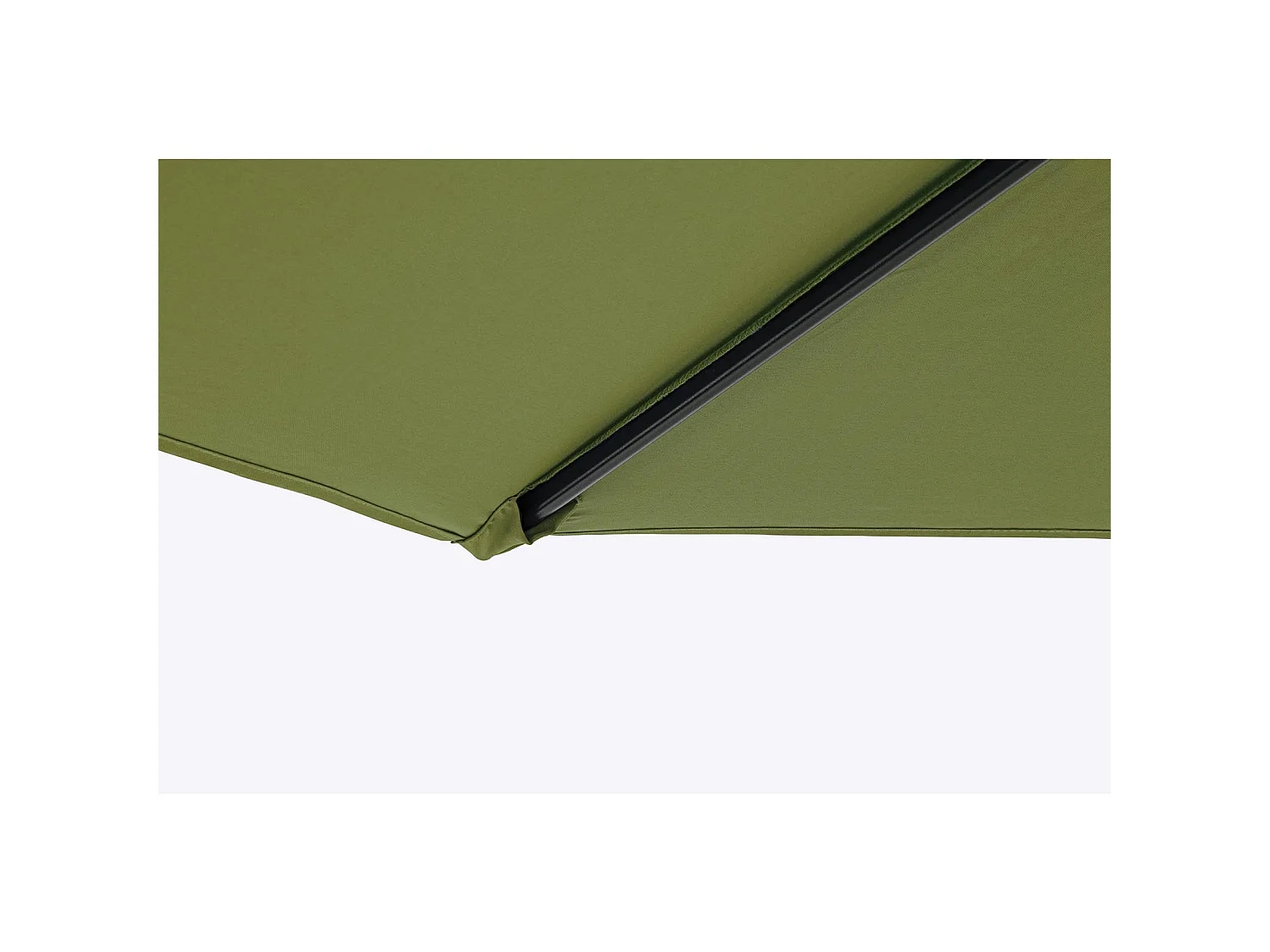 Ombrellone palo centrale "Kalife" in alluminio verniciato a polvere per giardino e balcone Ø 270 cm / Cloud