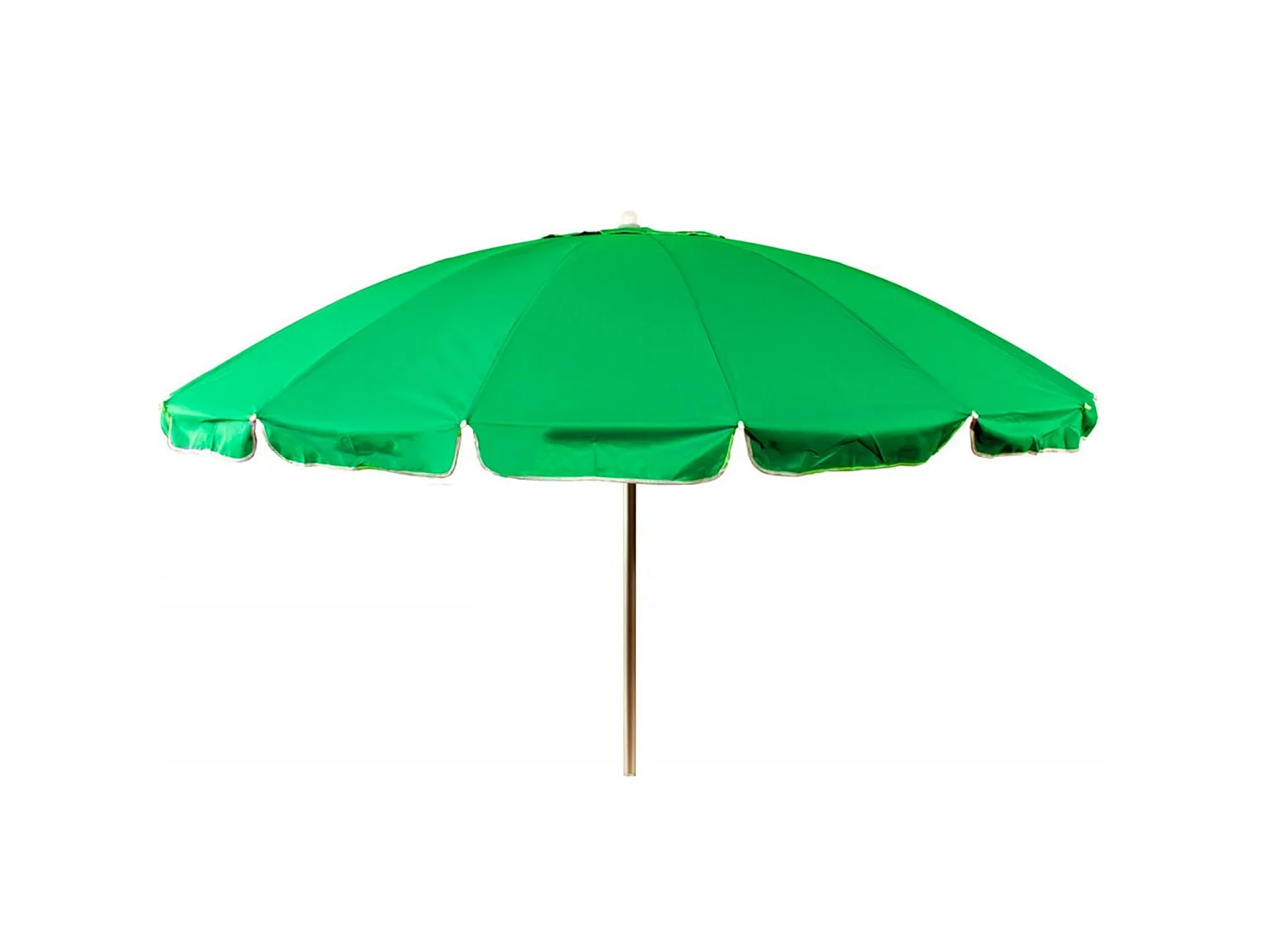 Ombrellone da mare con aste in fibra di vetro ombrello per spiaggia e piscina palo in alluminio orientabile / Ø220 cm / Rosso