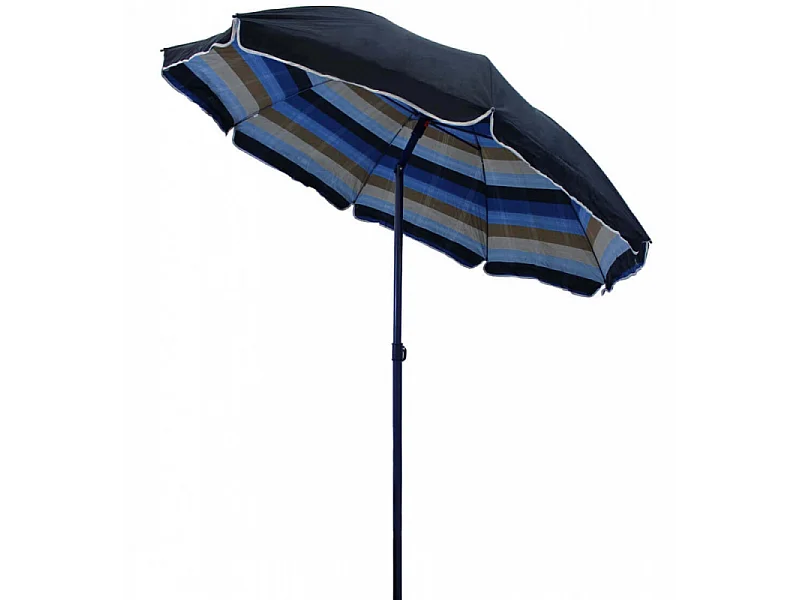 Ombrellone mare spiaggia in fibra di vetro telo poliestere diam 200 cm raggi uv protezione / Default Title