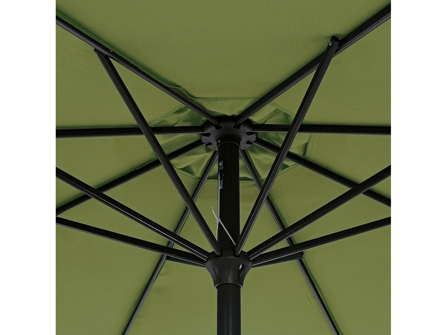 Ombrellone palo centrale "Kalife" in alluminio verniciato a polvere per giardino e balcone Ø 300 cm / Ecru'