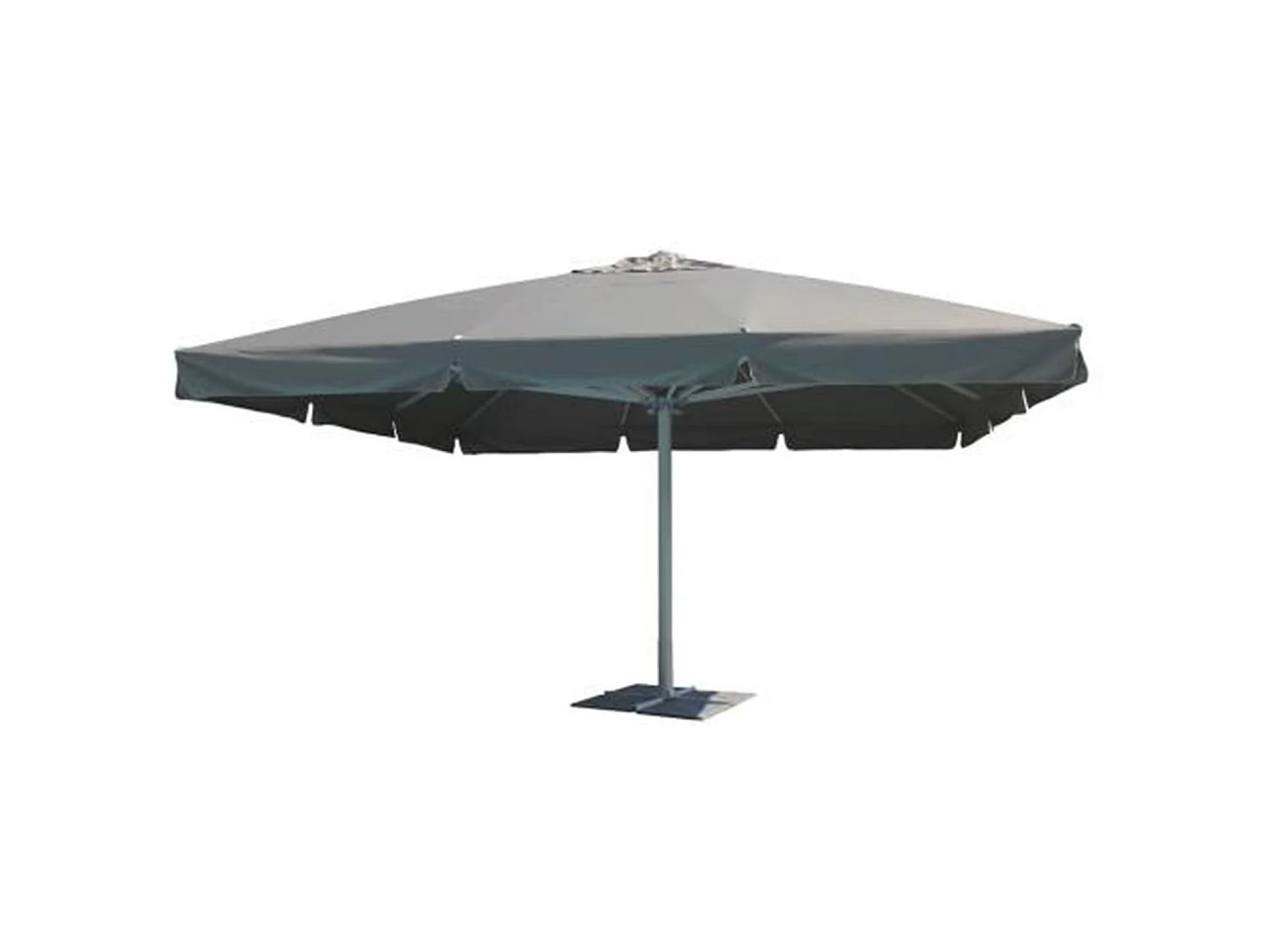 Ombrellone con palo centrale professionale ''Giove'' 5 x 5 mt in alluminio verniciato a polvere da Bar e Ristorante / Default Title