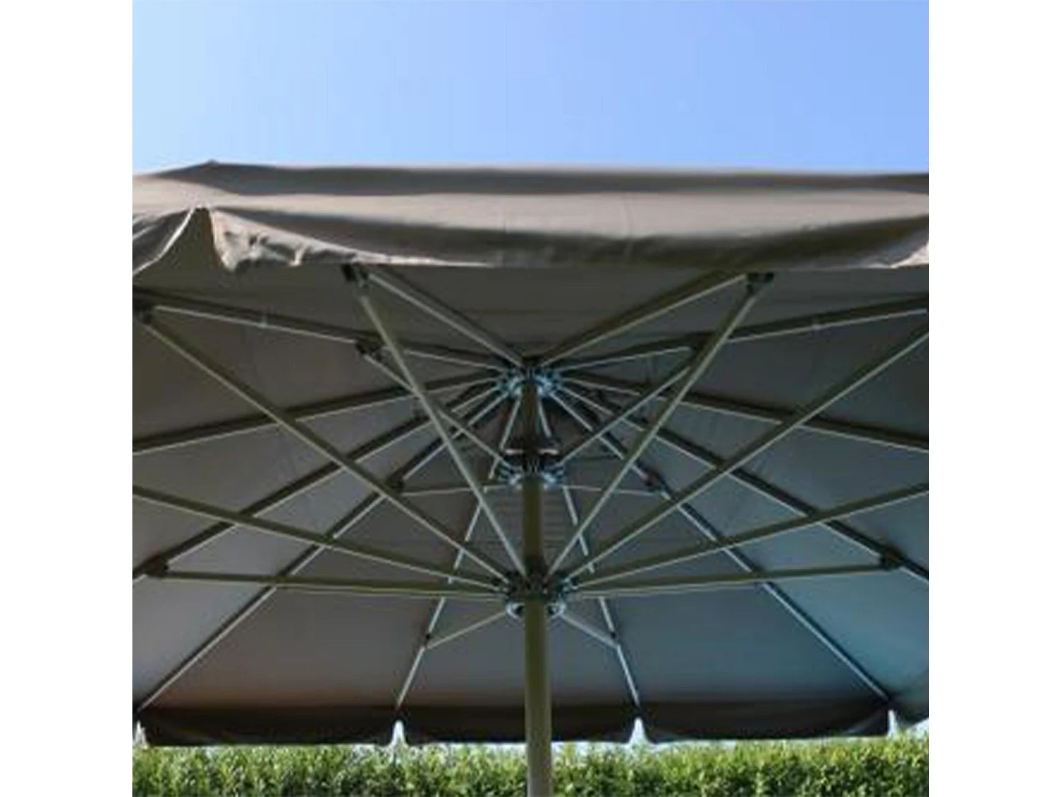 Ombrellone con palo centrale professionale ''Giove'' 5 x 5 mt in alluminio verniciato a polvere da Bar e Ristorante / Default Title