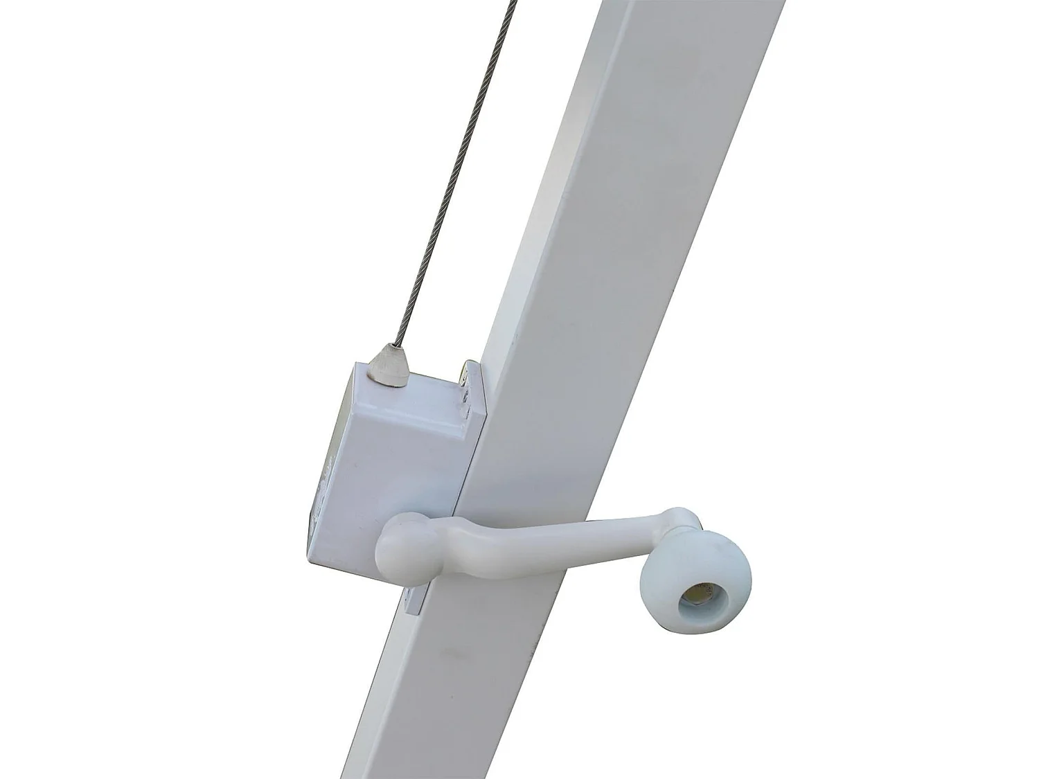 Ombrellone pegaso tortora 3x4 alluminio palo laterale da giardino bar ristorante ombrelloni / Default Title