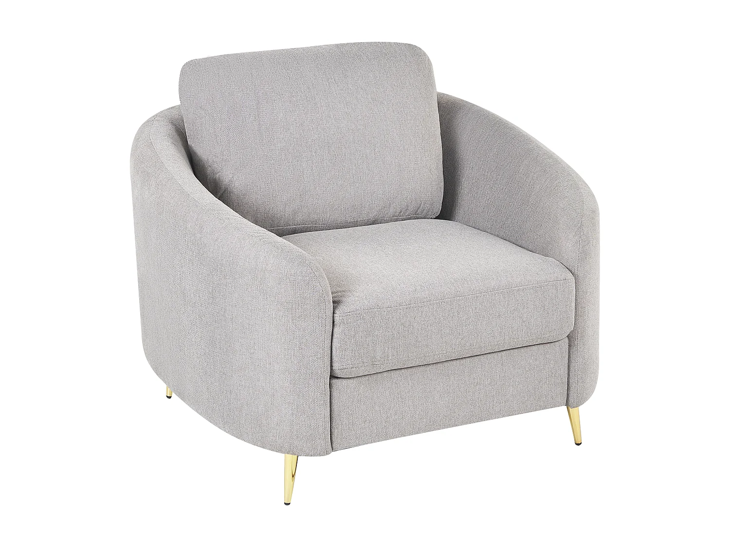 Ensemble de salon TROSA Tissu Gris clair 6 places