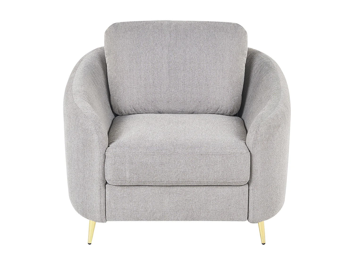 Ensemble de salon TROSA Tissu Gris clair 6 places