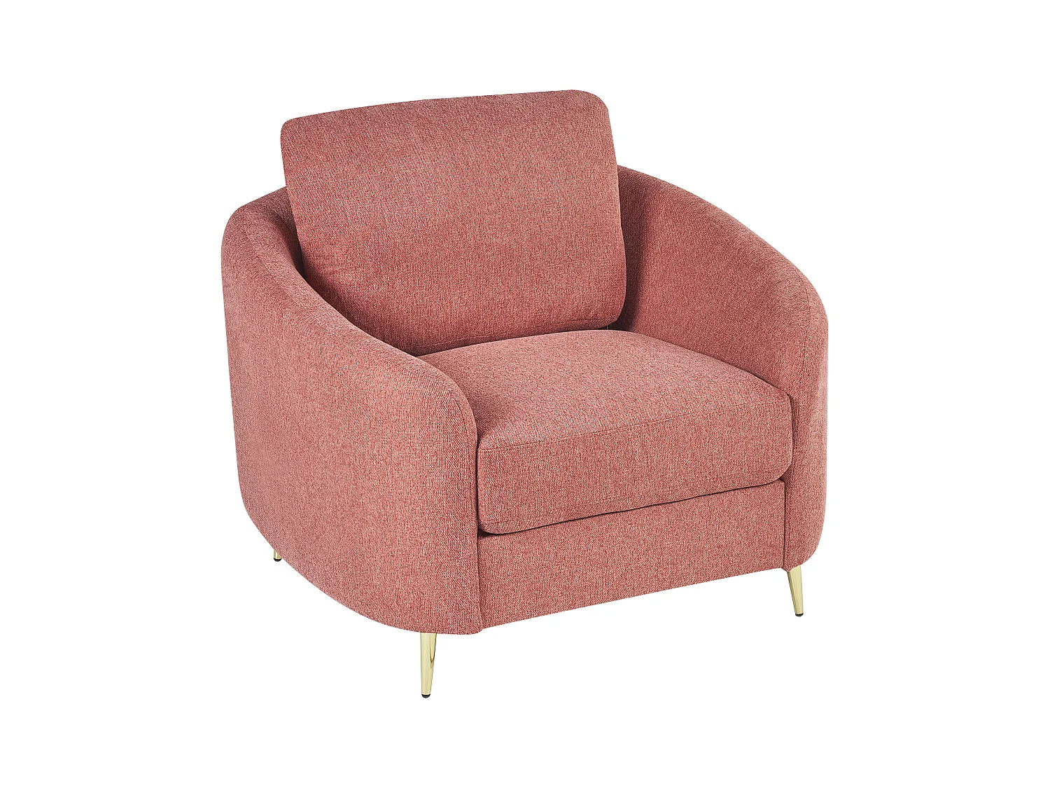 Ensemble de salon en tissu rose TROSA