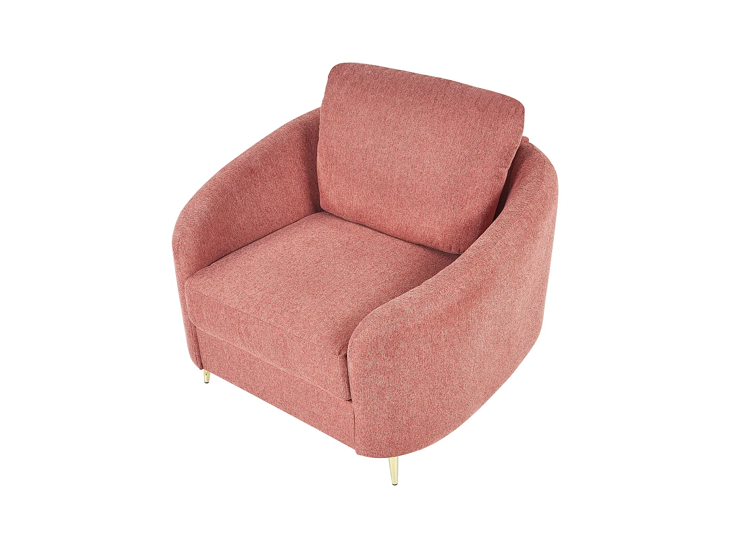 Ensemble de salon en tissu rose TROSA