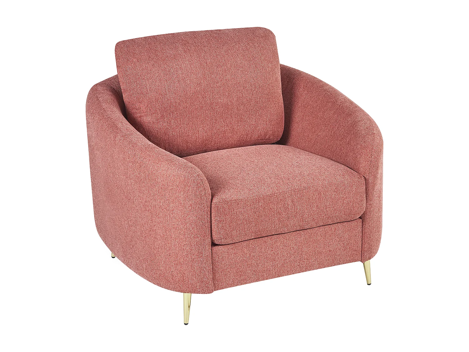 Ensemble de salon en tissu rose TROSA