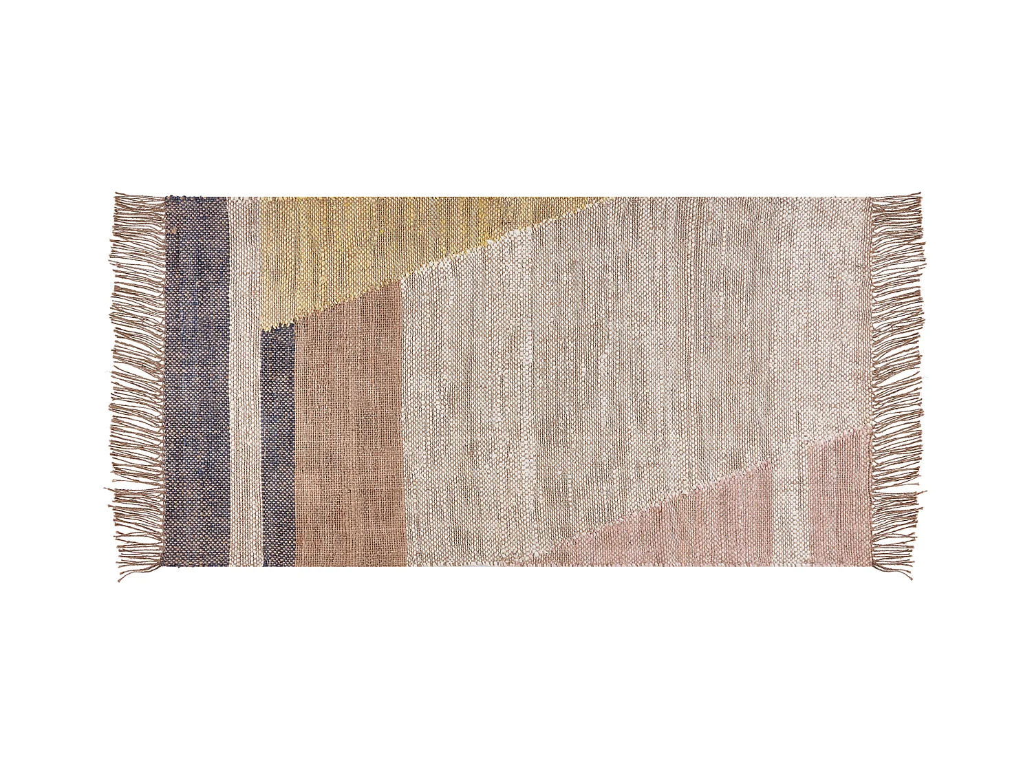 Teppich SAMLAR 80 x 150 cm Jute Braun