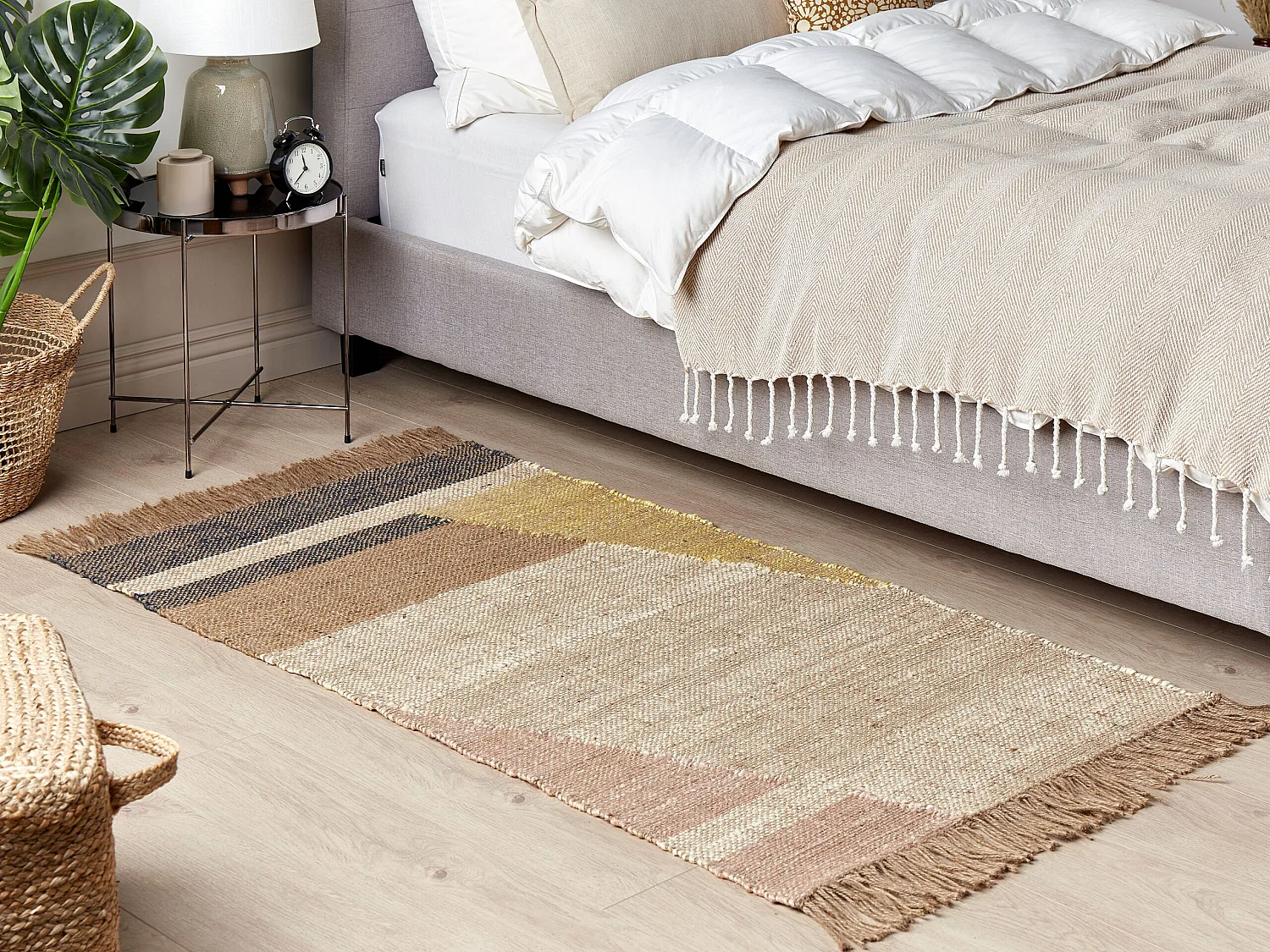 Tapis SAMLAR 80 x 150 cm Jute Marron