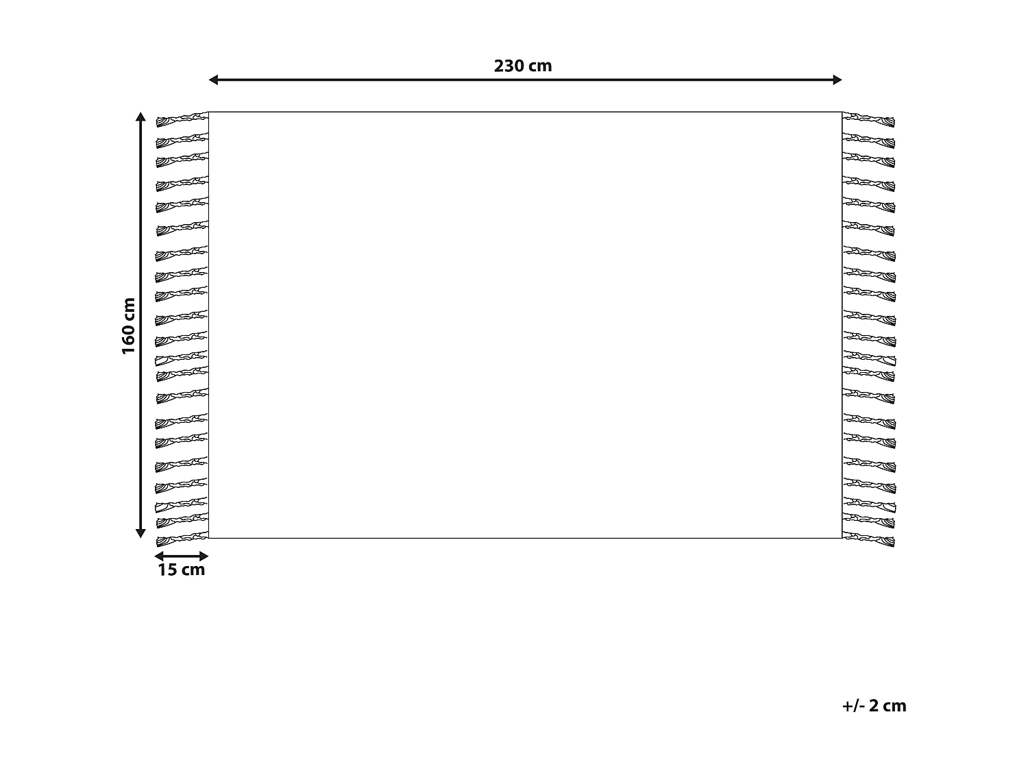 Alfombra de exterior TABIAT 160 x 230 cm Gris