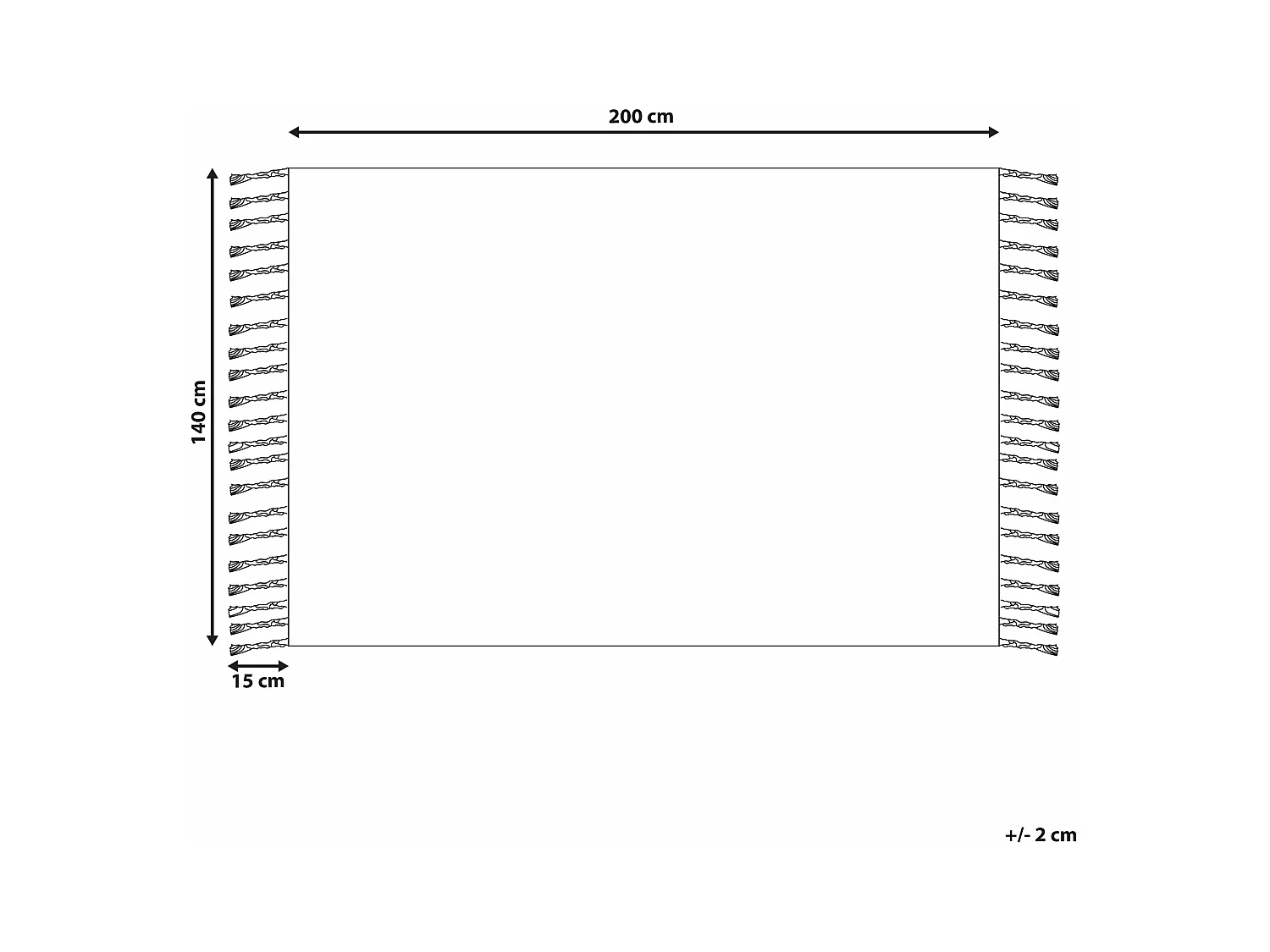 Alfombra de exterior TABIAT 140 x 200 cm Gris