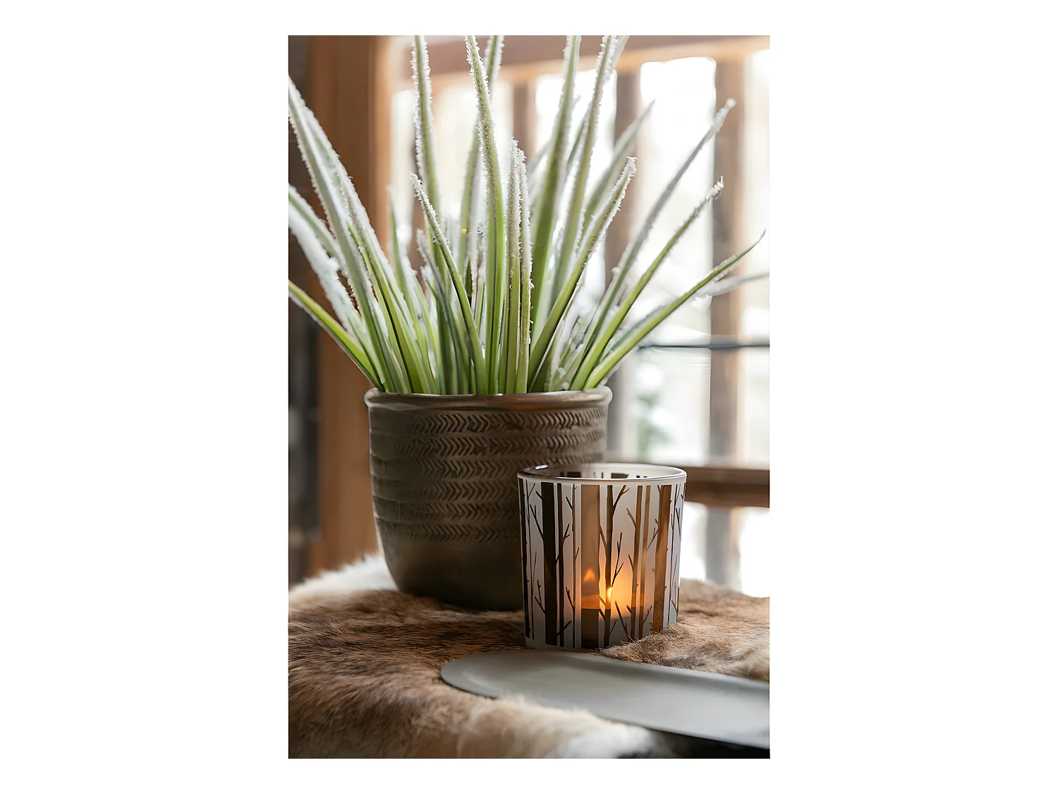 Sansevieria artificiale in vaso 39 cm