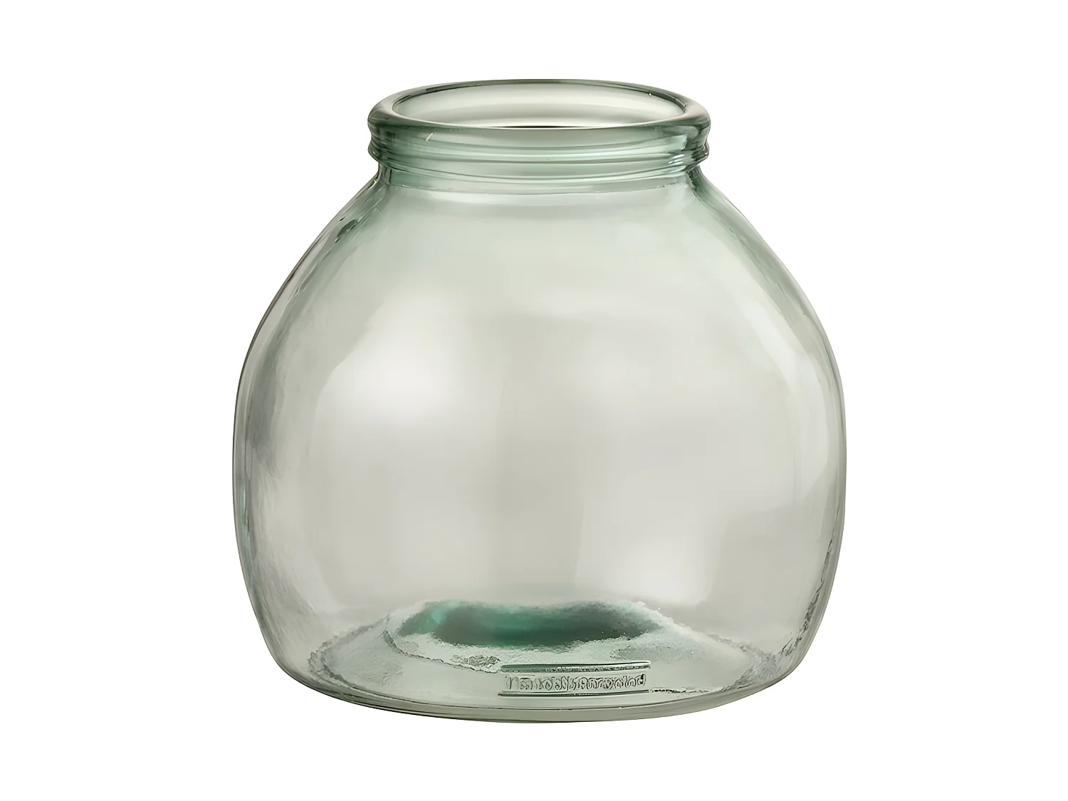 Jarrón cristal transparente Alt. 20 cm