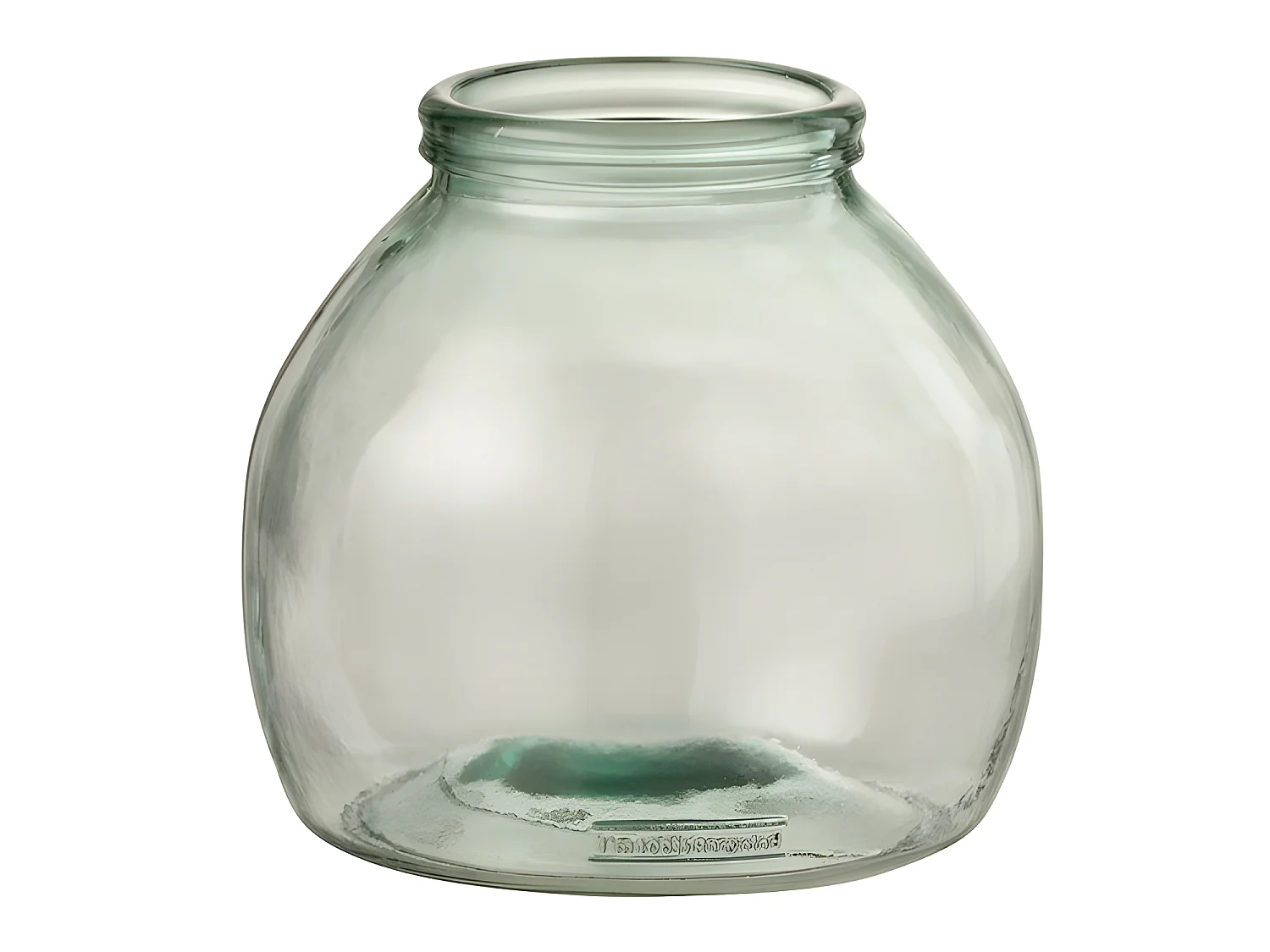 Jarrón cristal transparente Alt. 20 cm