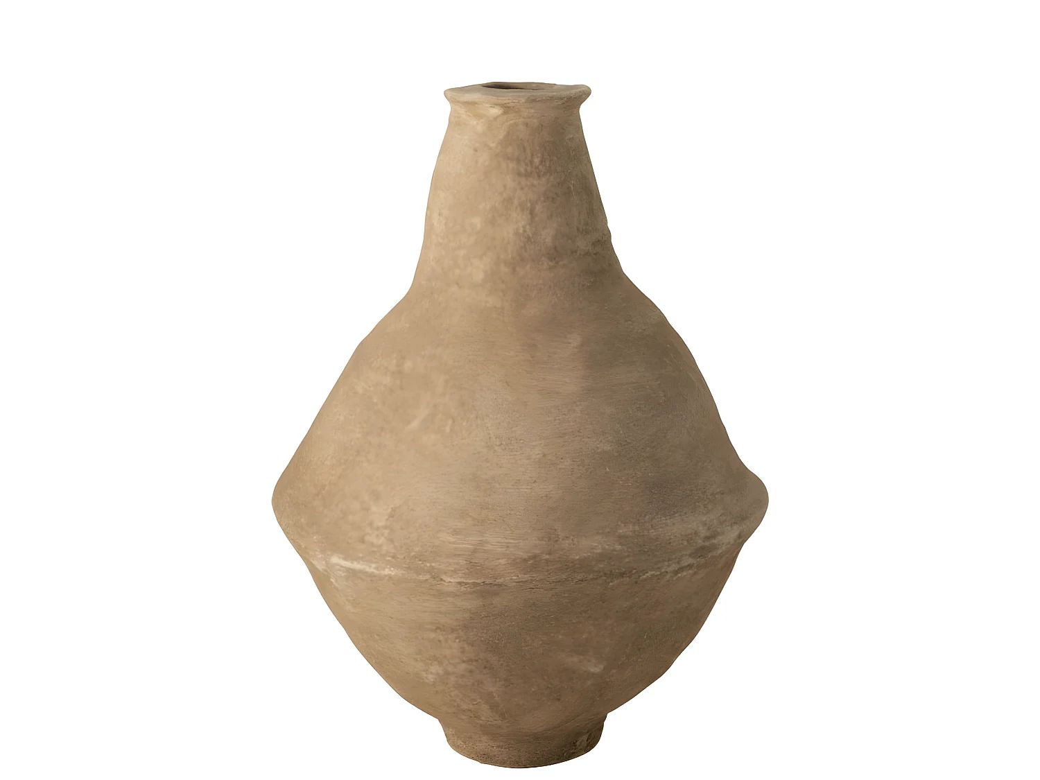 Jarrón extralargo chad papel mache marrón Alt. 86 cm