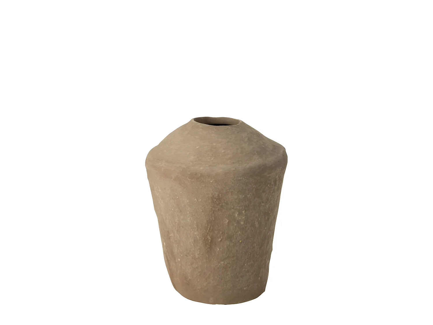 Jarrón chad papel mache marrón Alt. 58 cm