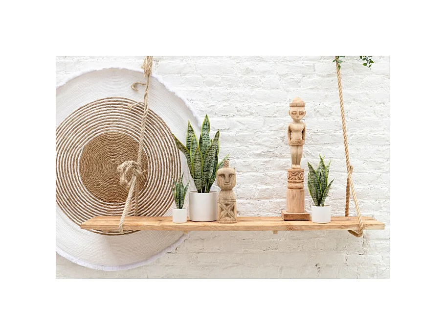 Vaso di sansevieria artificiale in plastica verde 14x14x49 cm