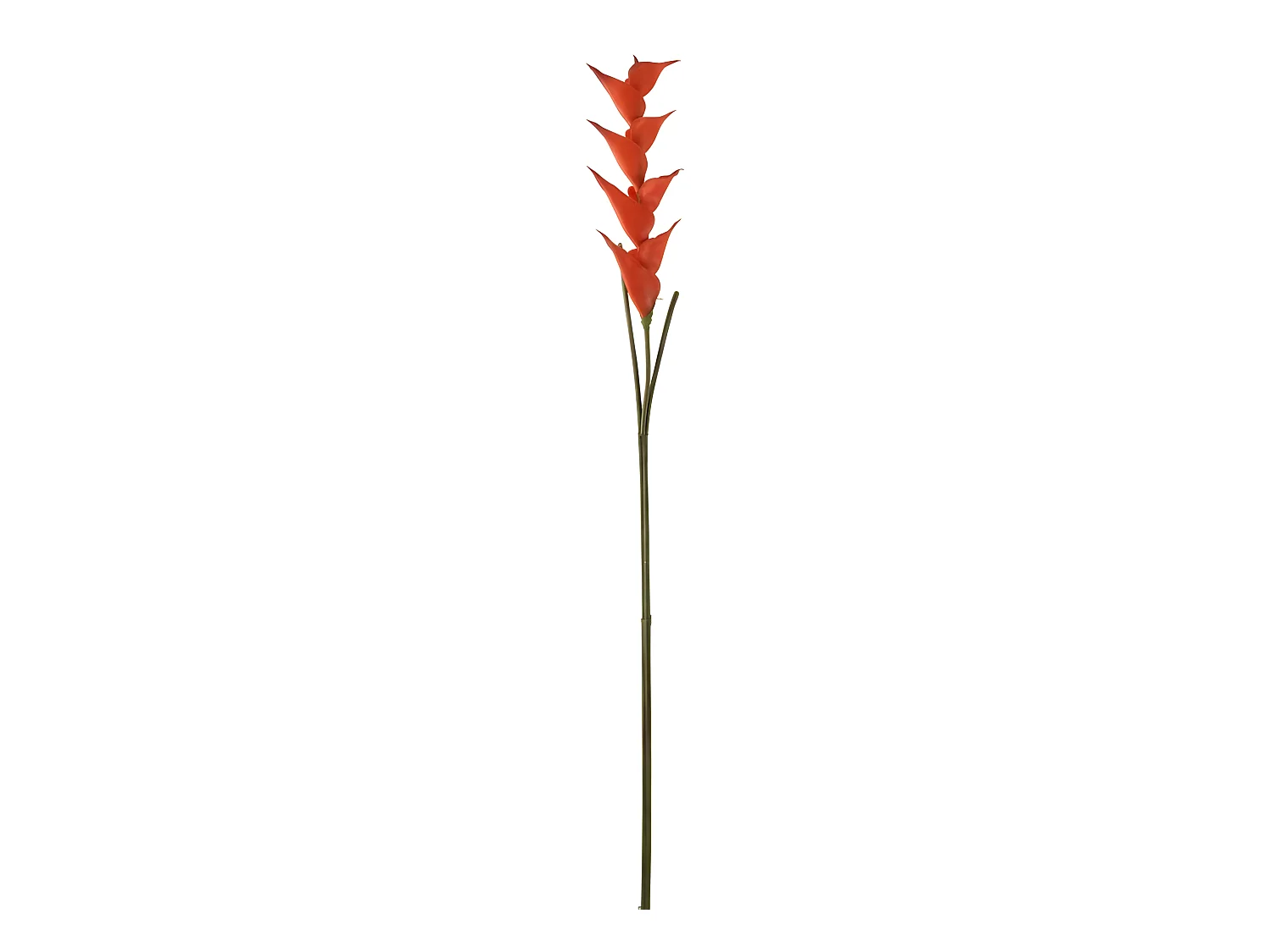 Fleur Artificielle "Heliconia" 141cm Orange