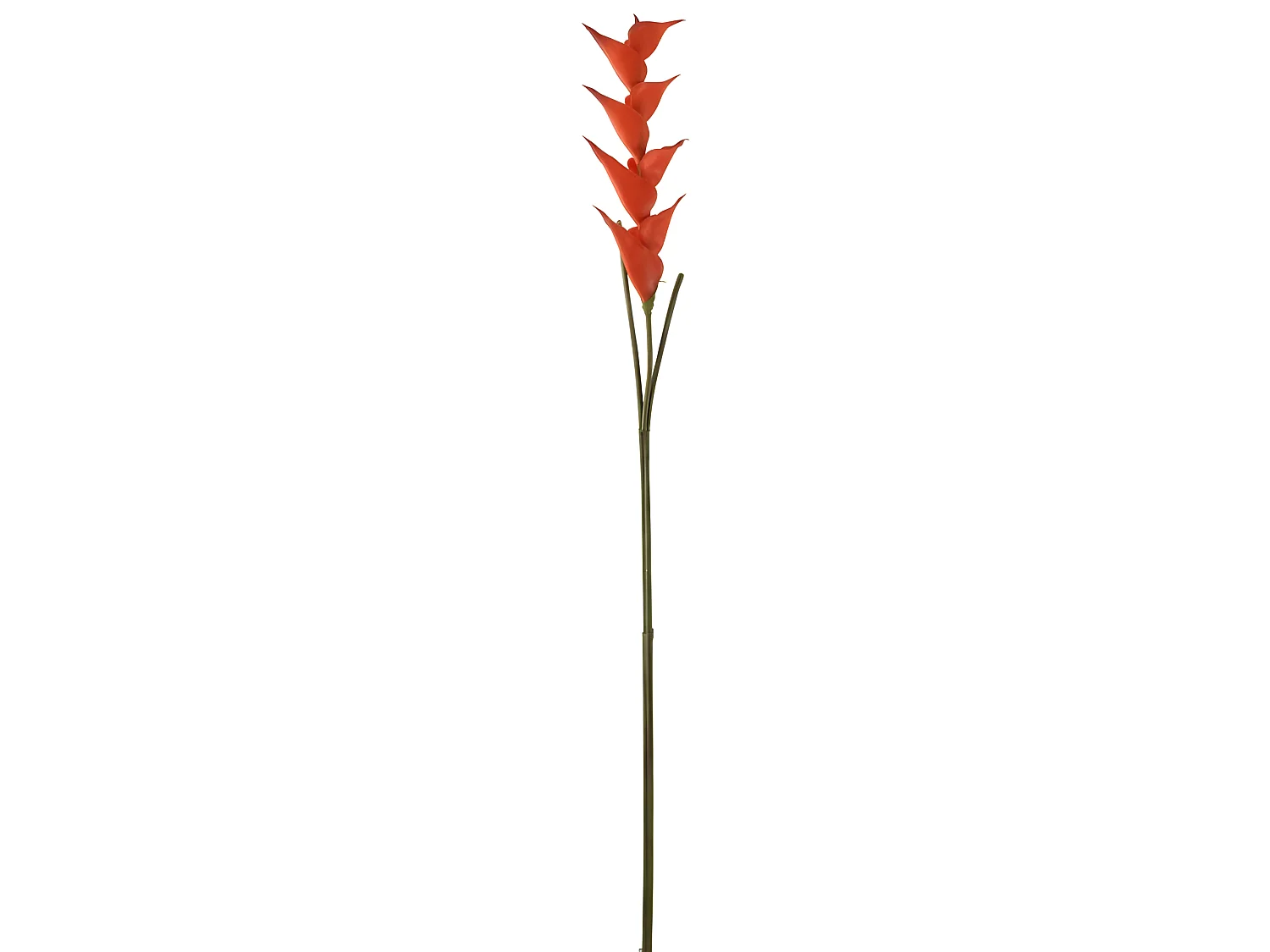Fleur Artificielle "Heliconia" 141cm Orange