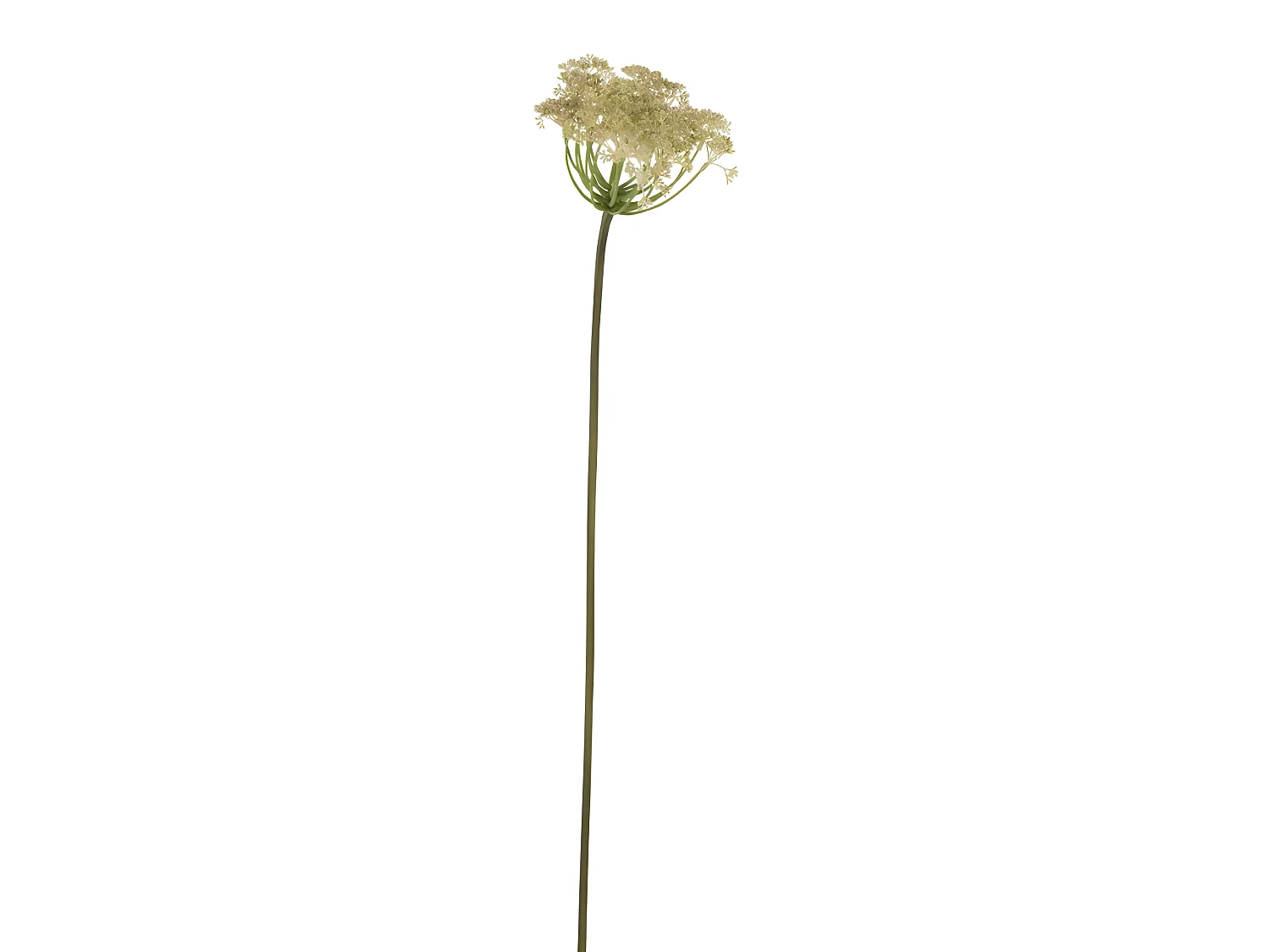 Rama de sedum de plástico verde de 13x12x81 cm