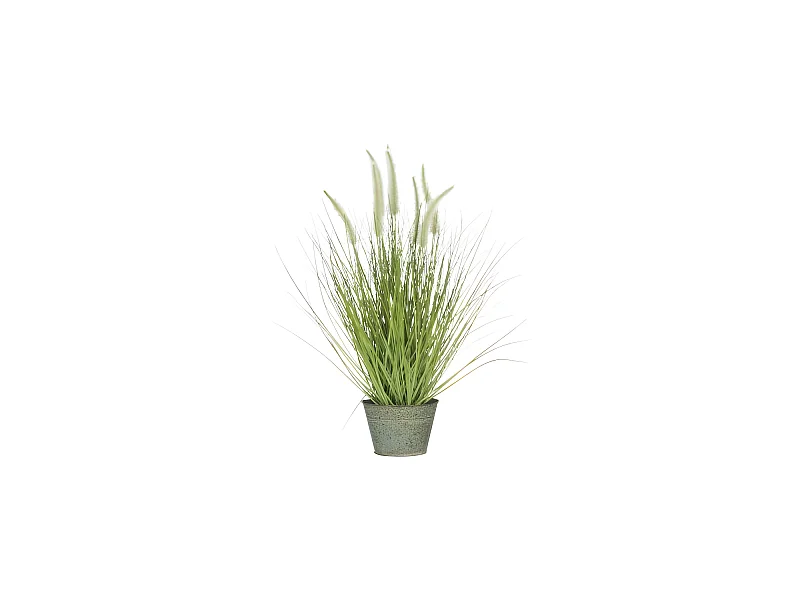 Plante Artificielle Déco "Graminées" 55cm Vert