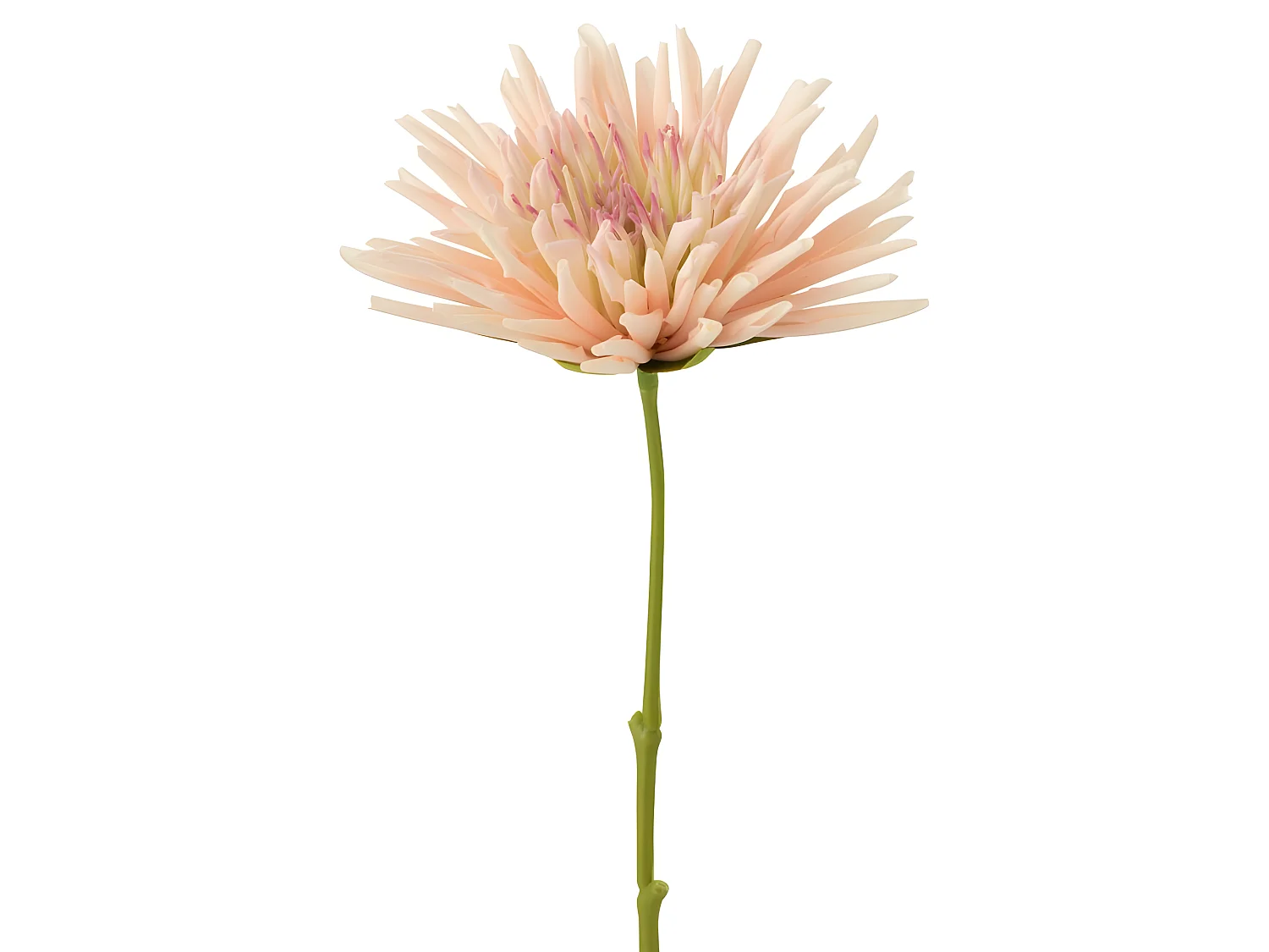 Décoration florale en plastique en plastique rose 7x6x41 cm