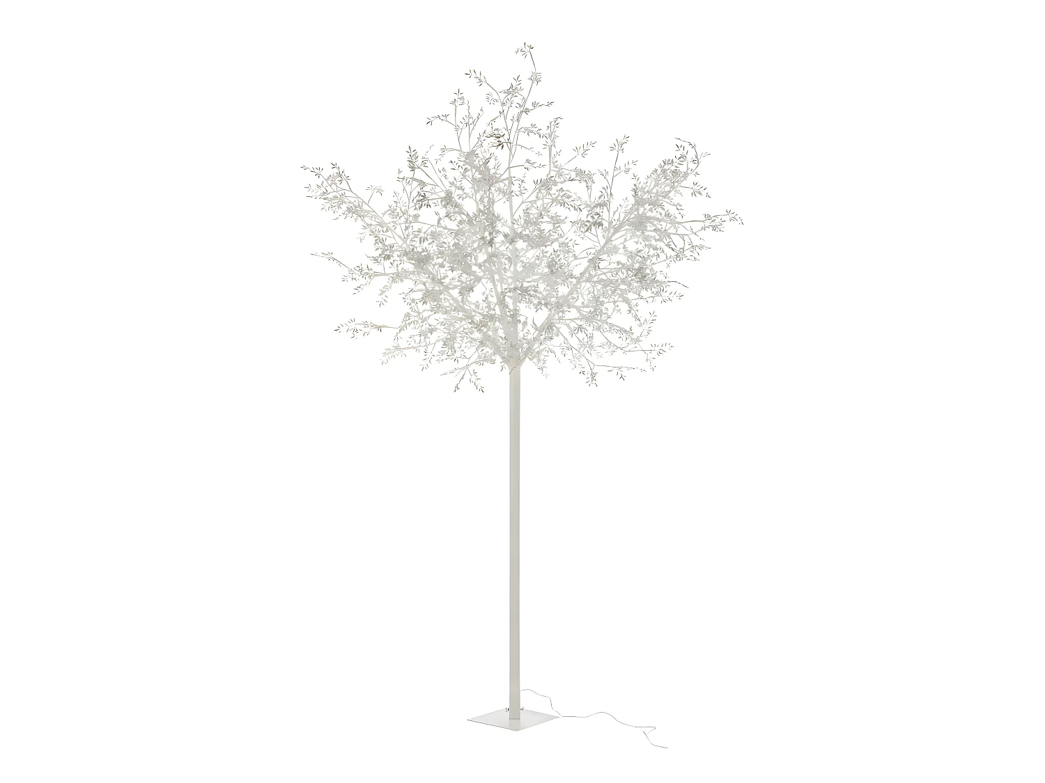 Arbre lumineux branche et feuilles pailletées led 250cm