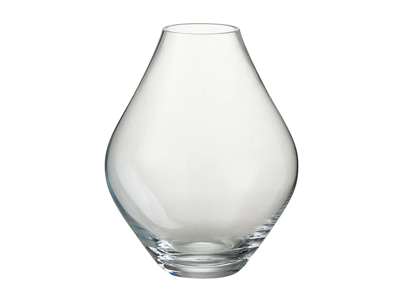 Vase Design en Verre "Abby" 24cm Transparent
