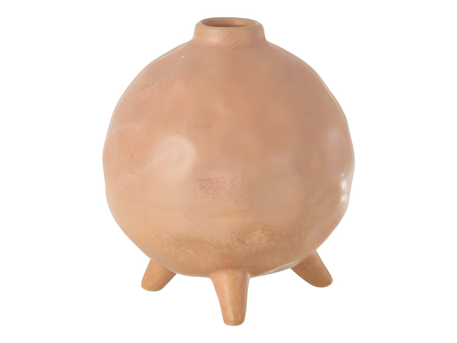 Vase Déco en Céramique "Ibiza" 17cm Rose