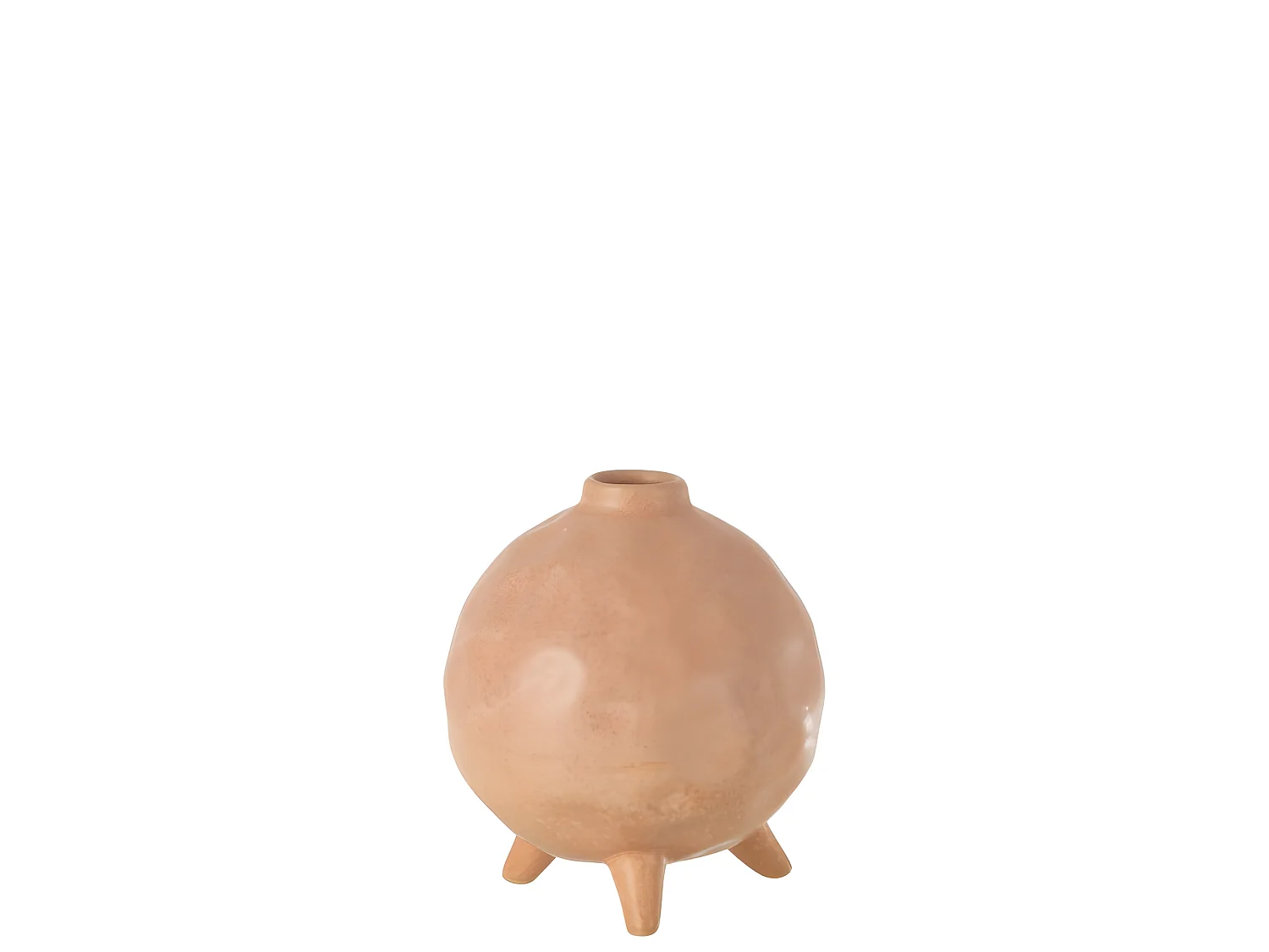 Vase Déco en Céramique "Ibiza" 17cm Rose