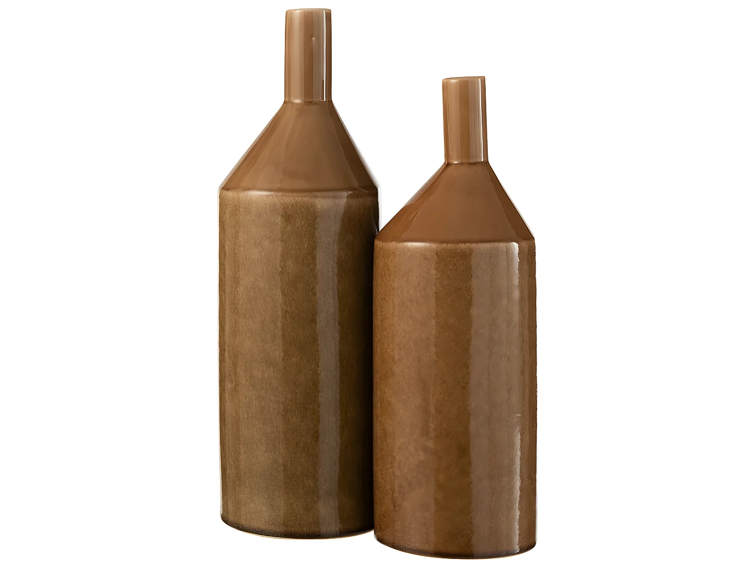 Vase Design en Céramique "Cabisy" 46cm Marron