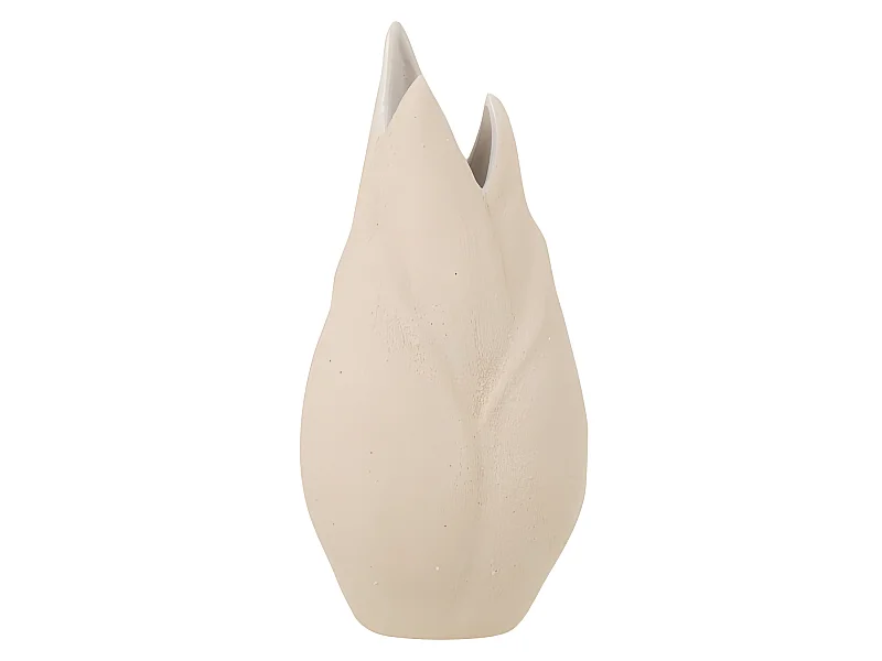 Vase Design en Céramique "Adema" 25cm Beige