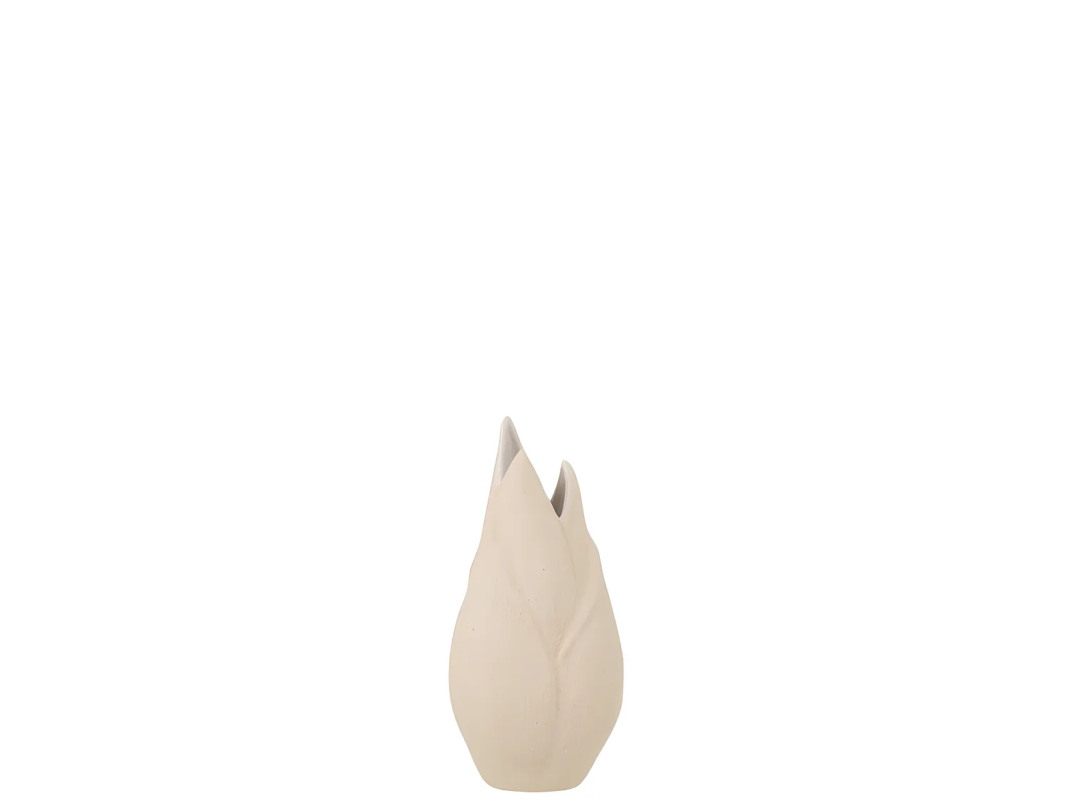 Vase Design en Céramique "Adema" 25cm Beige