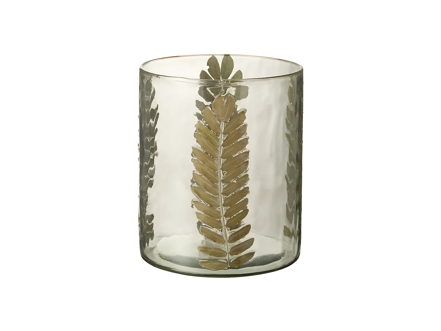 Vaso in vetro multicolore 19x19x23 cm