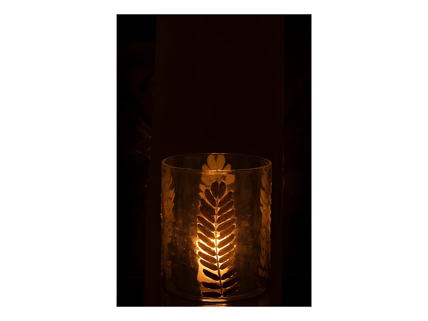 Vaso in vetro multicolore 19x19x23 cm