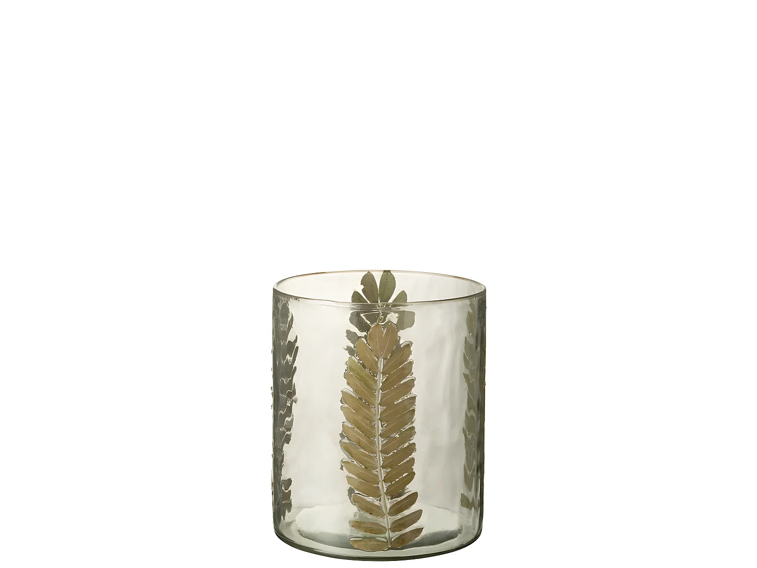 Vaso in vetro multicolore 19x19x23 cm