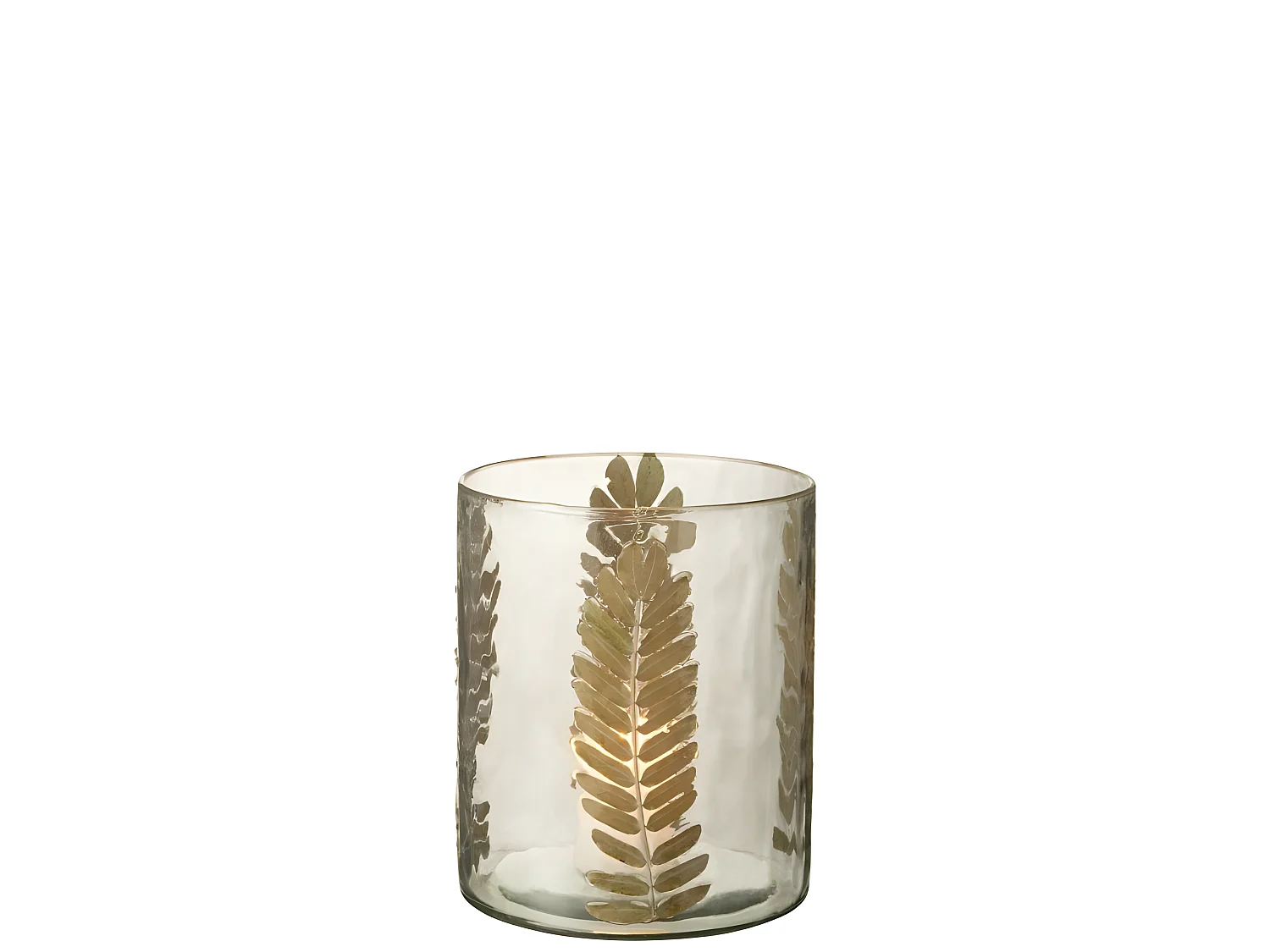 Vaso in vetro multicolore 19x19x23 cm