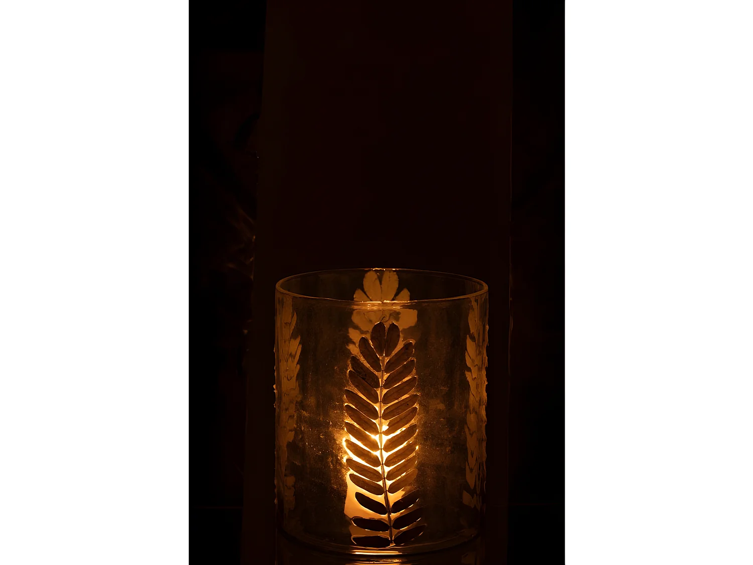 Vaso in vetro multicolore 19x19x23 cm