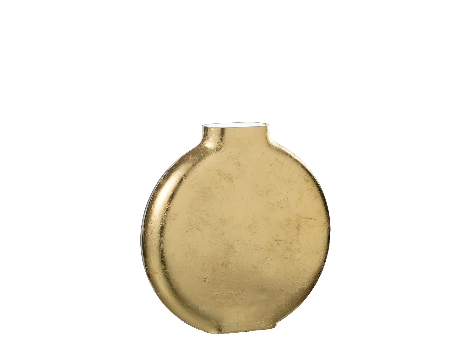 Jarrón de vidrio transparente de 24x5x26 cm