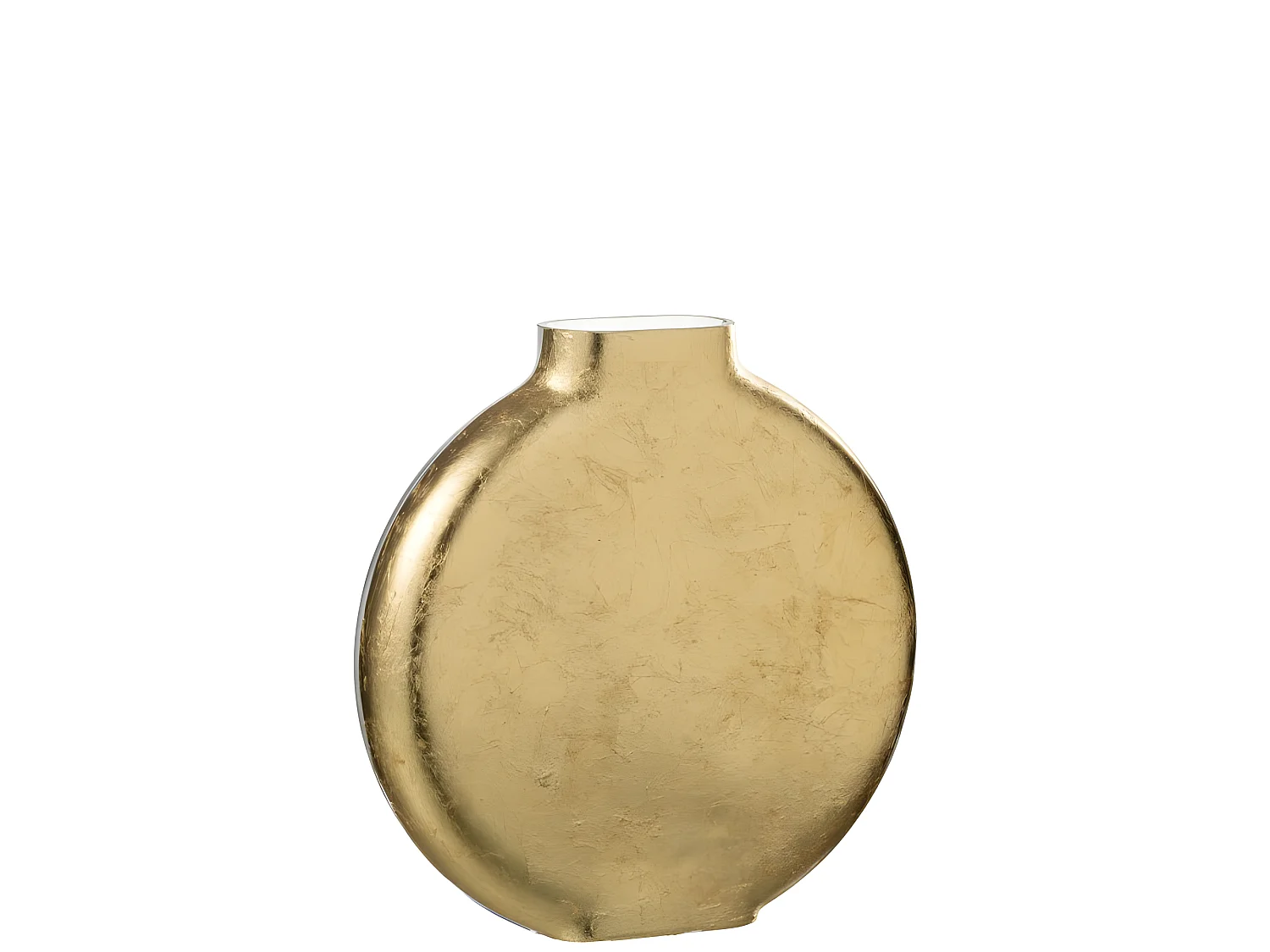 Jarrón de vidrio transparente de 24x5x26 cm