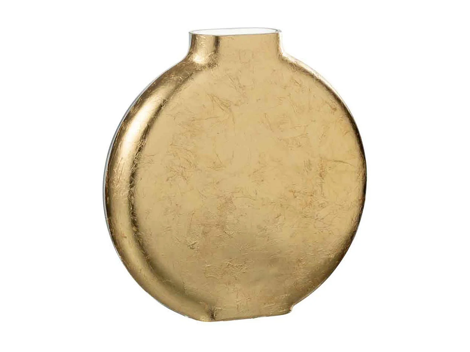 Vaso trasparente piatto in vetro 24x5x26 cm