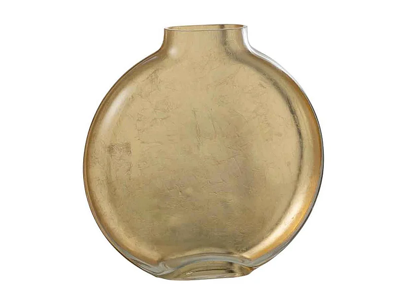 Vase Design en Verre "Miki" 25cm Or