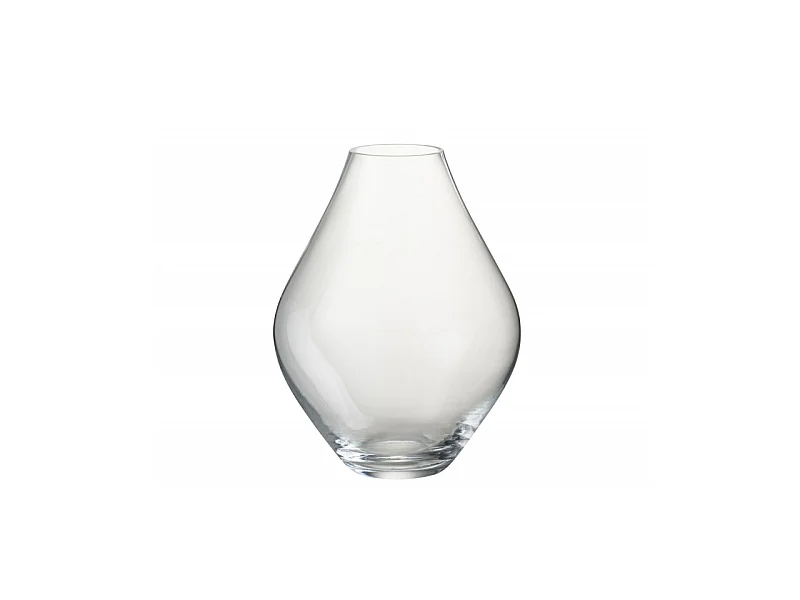 Vaso in vetro trasparente 22x22x28 cm
