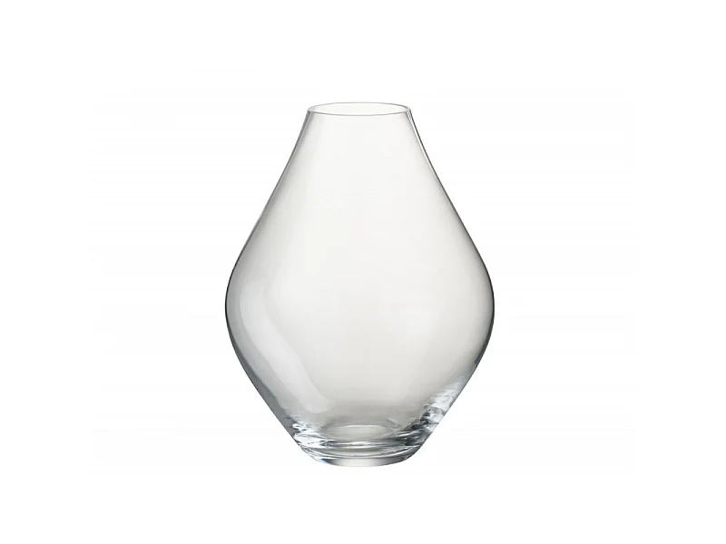 Vase Design en Verre "Cleo" 28cm Transparent