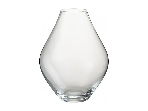 Vaso in vetro trasparente 22x22x28 cm