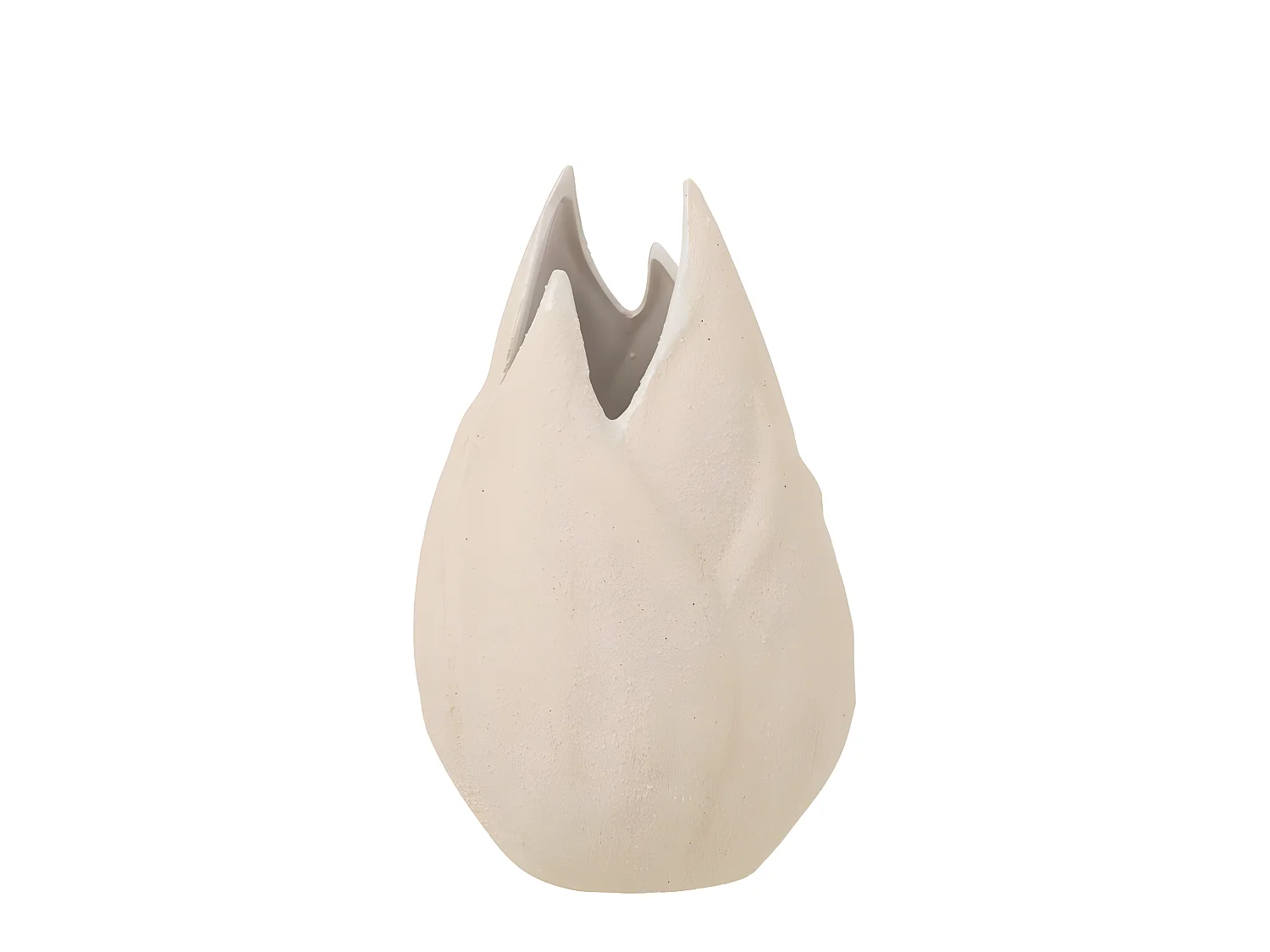 Vase Design en Céramique "Adema" 31cm Beige