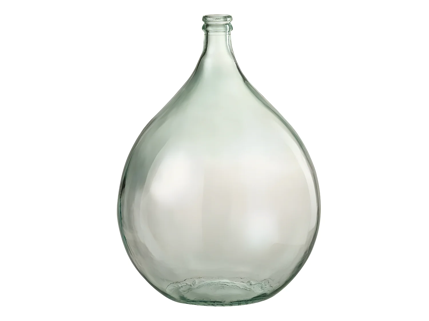 Dame jeanne transparente de vidrio transparente de 38x39x56 cm