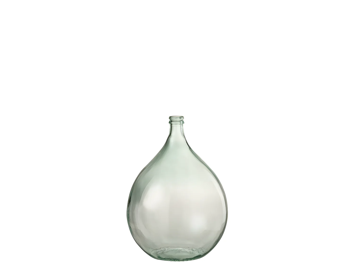 Dame jeanne transparente de vidrio transparente de 38x39x56 cm