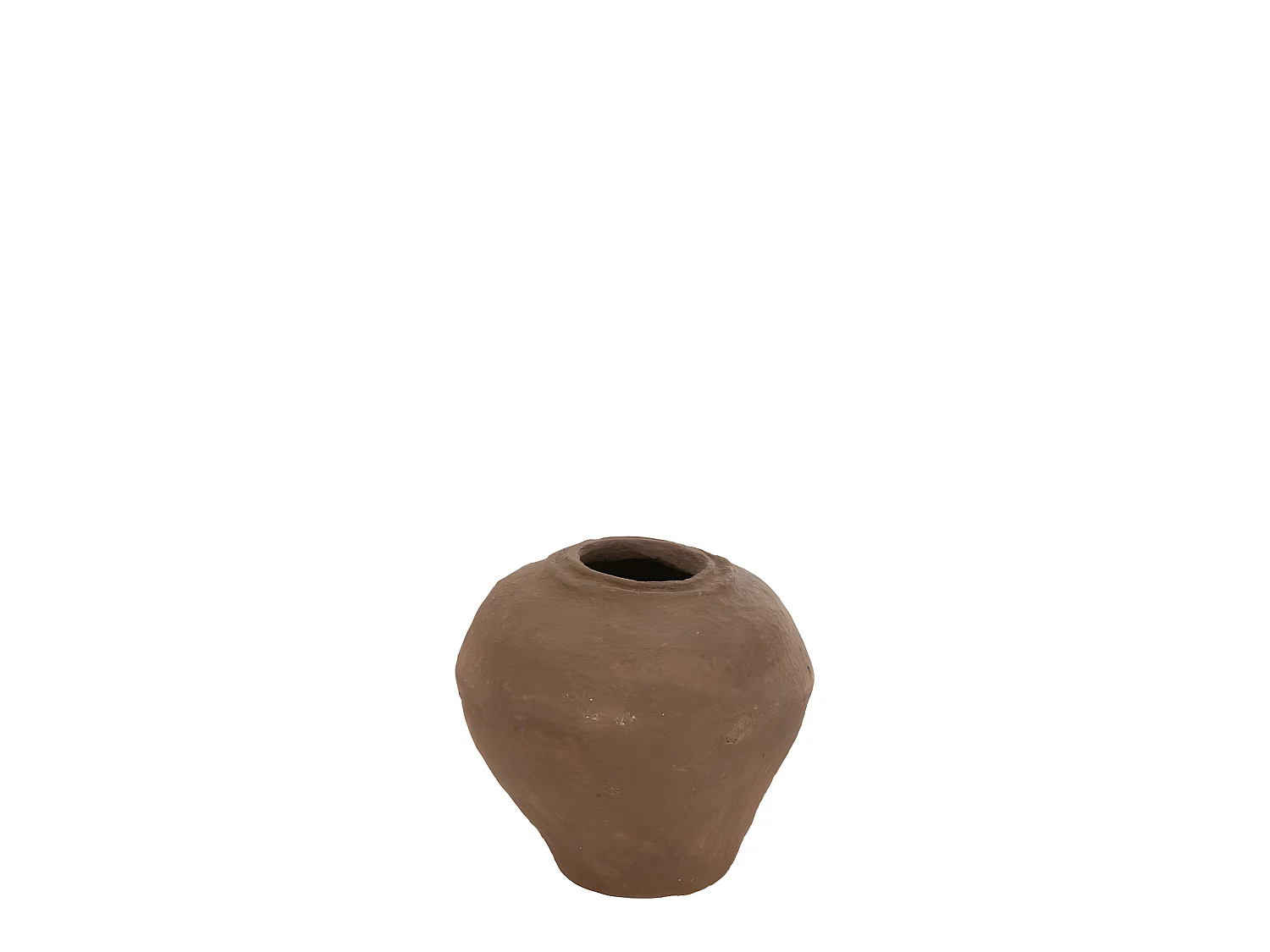 Vase Design "Papier Mâché" 47cm Marron